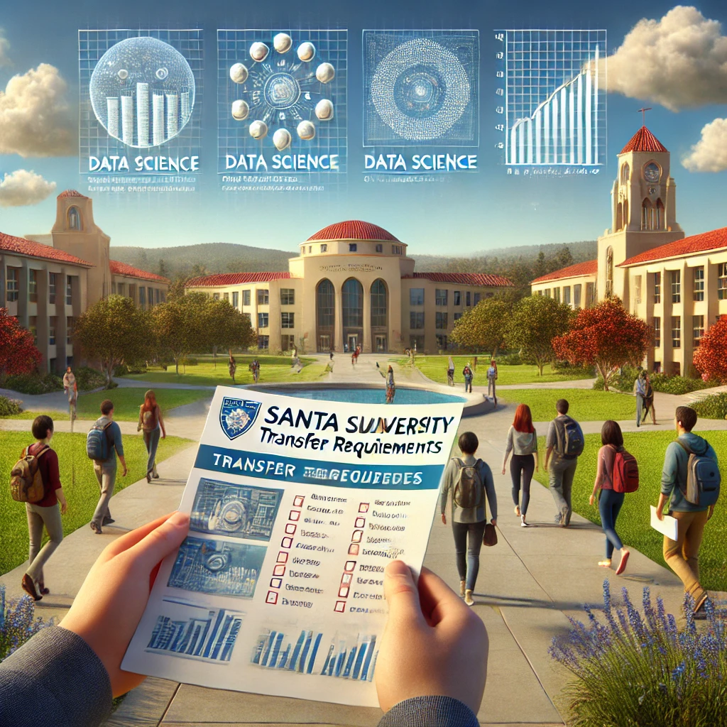 santa clara data science transfer requirements